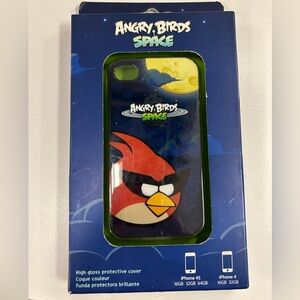 Space Phone Case - Red and Black- iPhone 4 / iPhone 4s